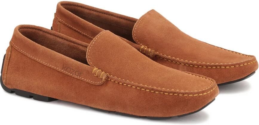 Kazar Klassieke mocassins gemaakt van suède rijden mocs