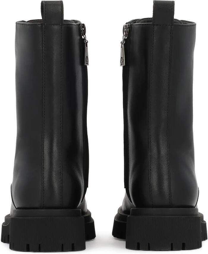 Kazar Klassieke zwarte laarzen op een klavertjeszool