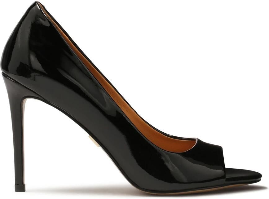Kazar Klassieke zwarte peep toe pumps