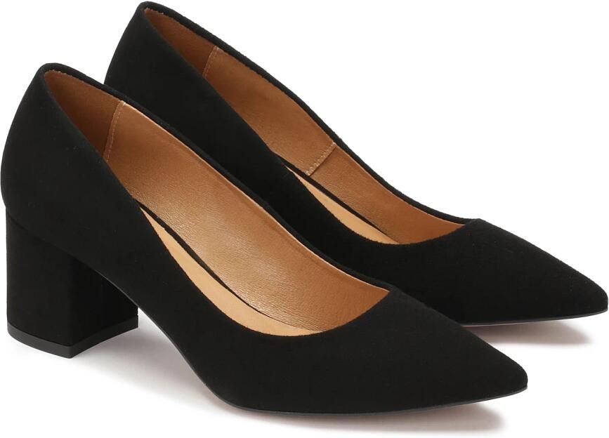 Kazar Klassieke zwarte pumps op een paal