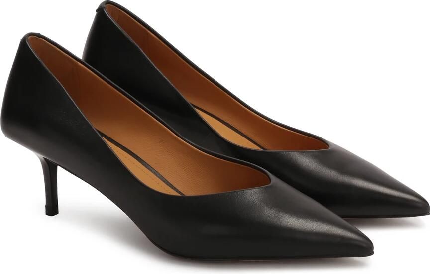 Kazar Classic black pointed-toe pumps