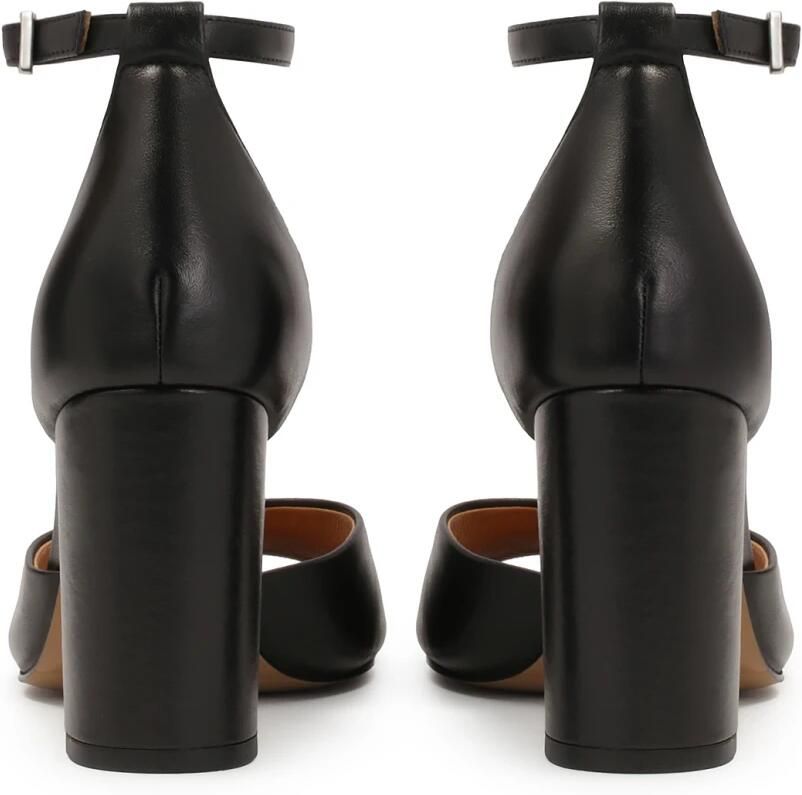 Kazar Klassieke zwarte sandalen met brede band