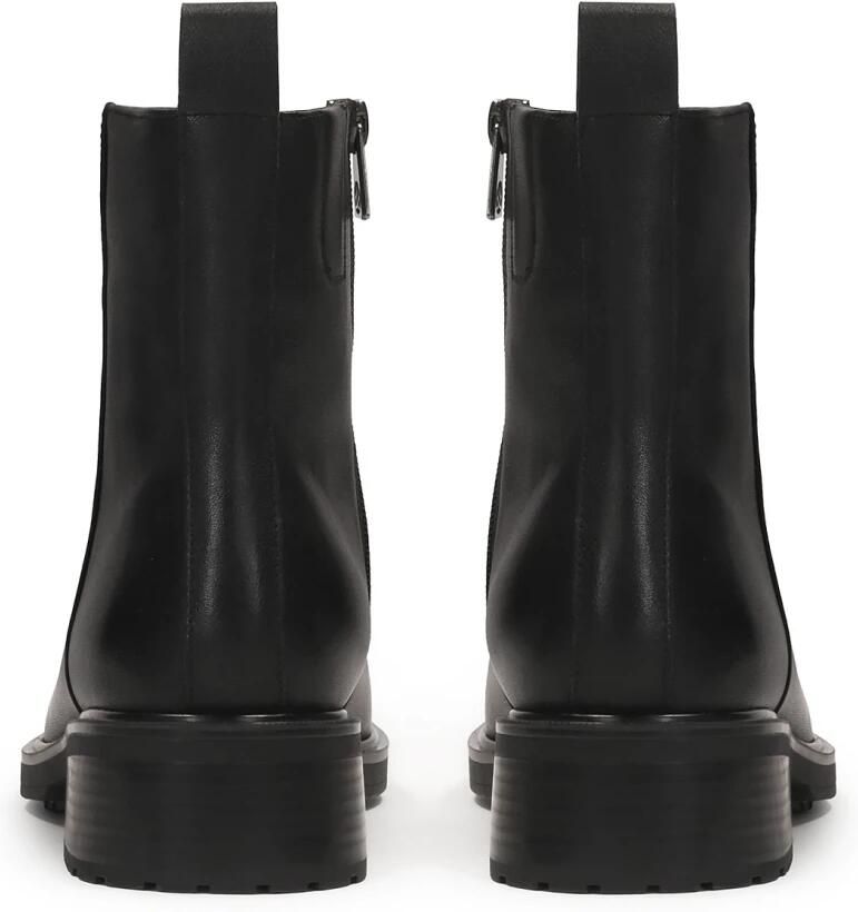 Kazar Lage leren laarzen met rits