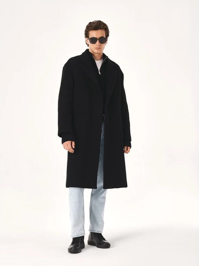 Kazar Leren enkelsneakers met sliders Black Heren - Foto 3