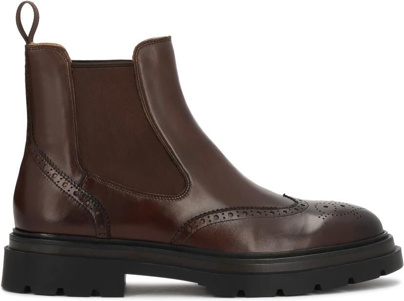 Kazar Leren Chelsea Laarzen met Brogue Details