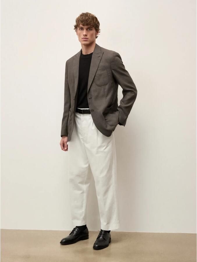 Kazar Black leather derby with openwork brogue embellishment - Foto 3