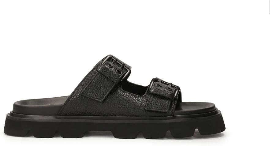 Kazar Leren flip-flops op een dikke zool