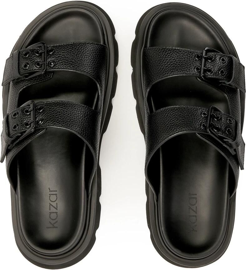 Kazar Leren flip-flops op een dikke zool - Foto 2