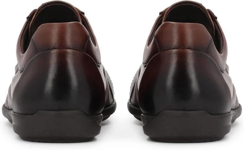 Kazar Brown men's leather shoes with shaded upper - Foto 3