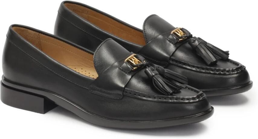 Kazar Leren halfschoenen op een platte zool versierd met haken - Foto 3