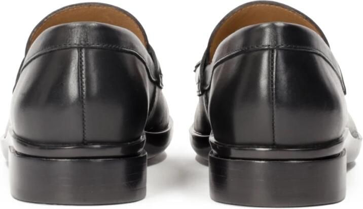 Kazar Leren halfschoenen op een platte zool versierd met haken - Foto 4