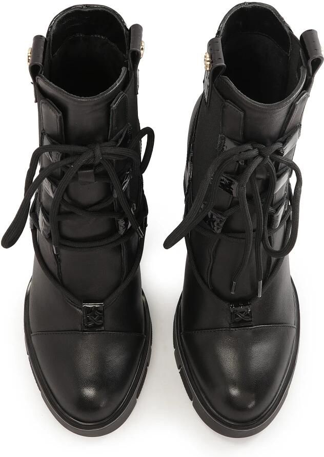 Kazar Leren laarzen met aantrekkelijke vetersluiting.Dit product valt groot uit. - Foto 2