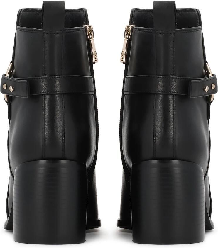 Kazar Leren laarzen met een brede hak