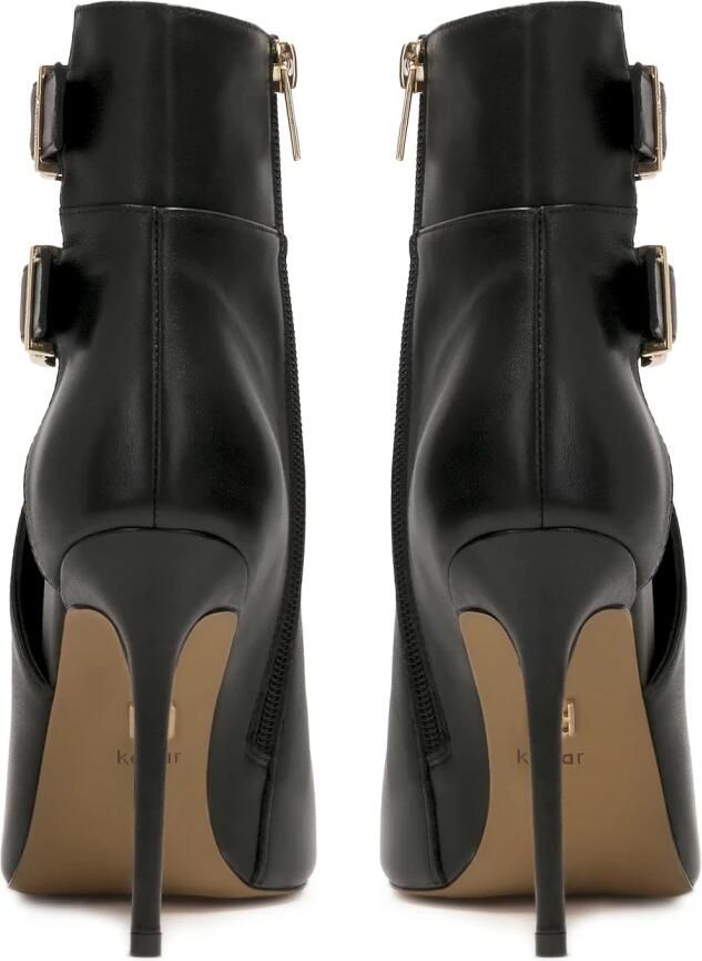 Kazar Leren laarzen met uitgesneden bovendeel