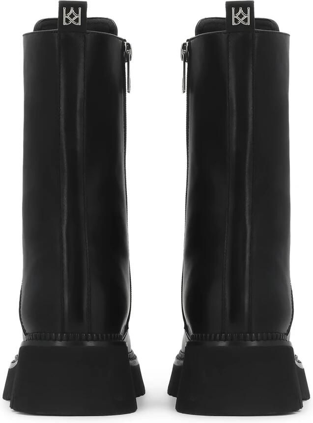 Kazar Leren laarzen met vetersluiting bovenkant