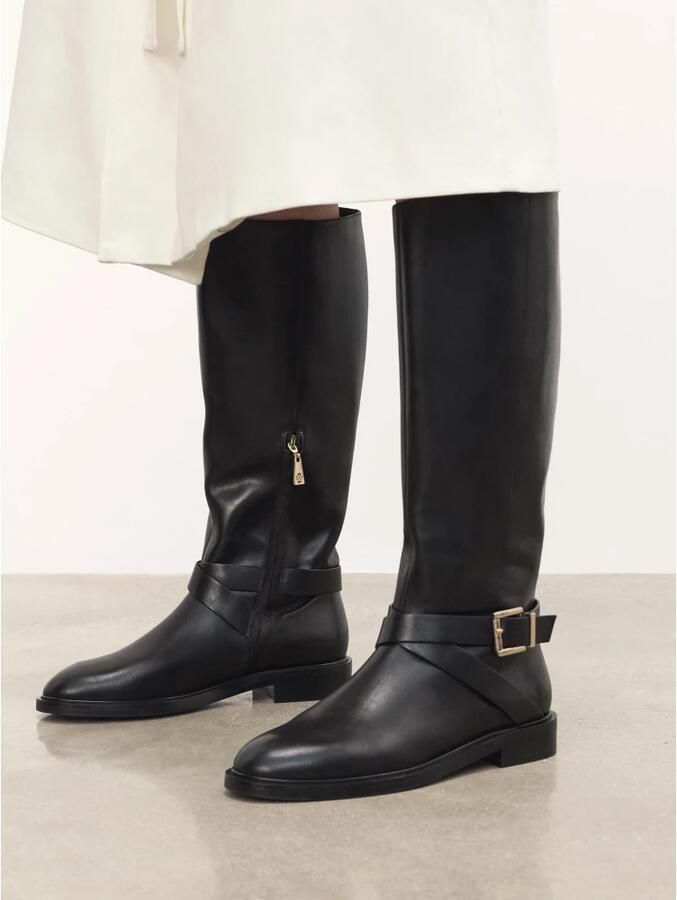 Kazar Leren laarzen van het officierstype