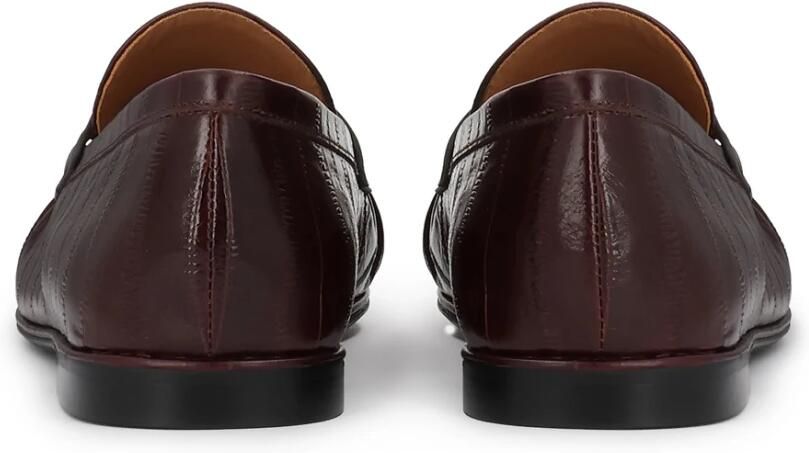 Kazar Leren loafers met reliëf - Foto 4
