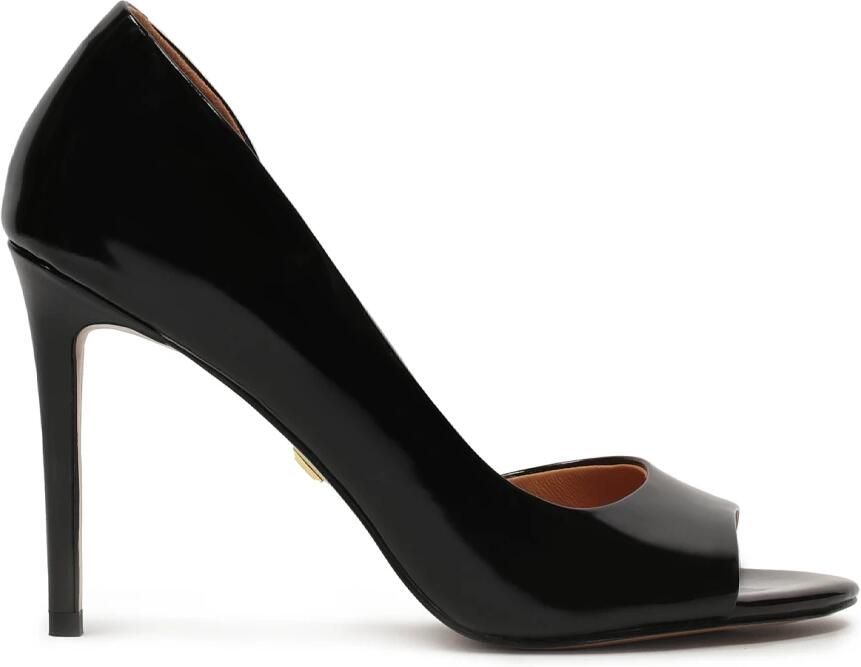 Kazar Leren peep toe pumps.Dit product valt klein uit.