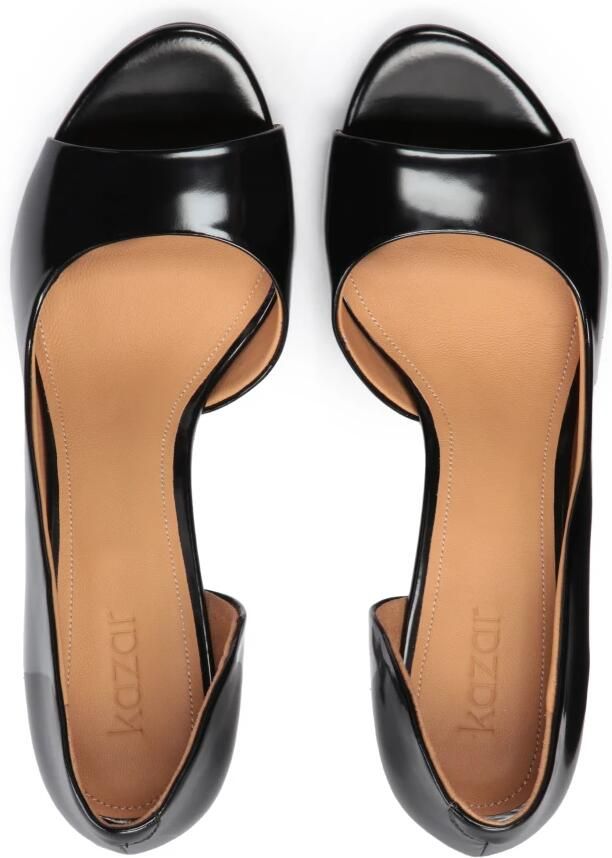 Kazar Leren peep toe pumps.Dit product valt klein uit. - Foto 2