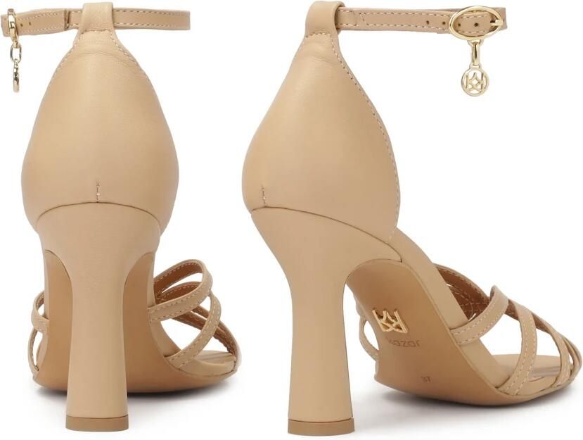 Kazar Leren sandalen met een comfortabele hak