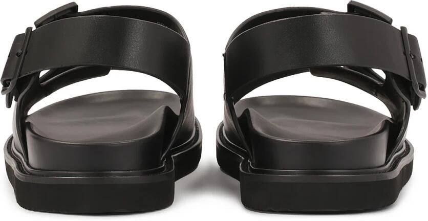 Kazar Leren sandalen met metalen gesp