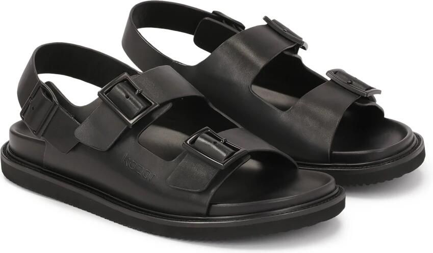 Kazar Leren sandalen met metalen gesp - Foto 3