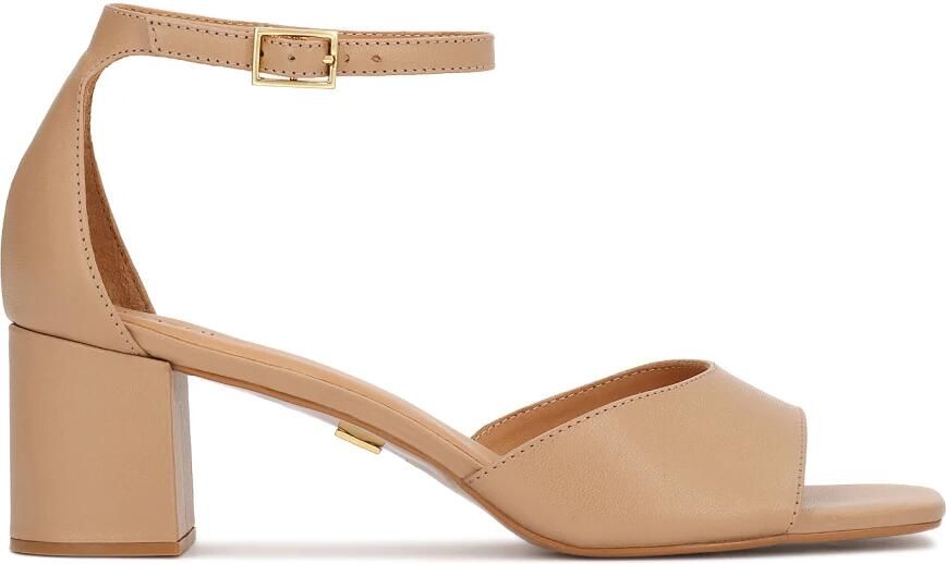 Kazar Leren Sandalen met Riem en Lage Hak