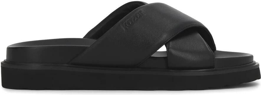 Kazar Leather slides with soft straps