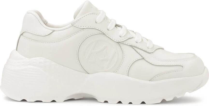 Kazar Leren sneakers in witte kleur