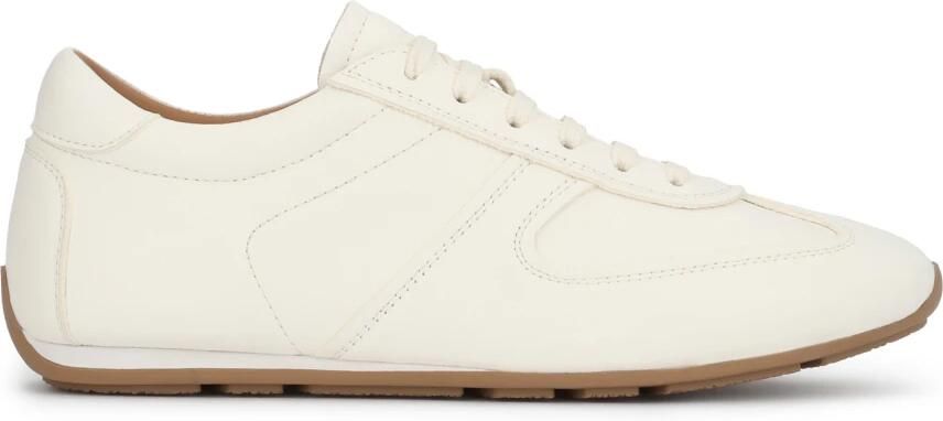 Kazar Leather sneakers with brown sole