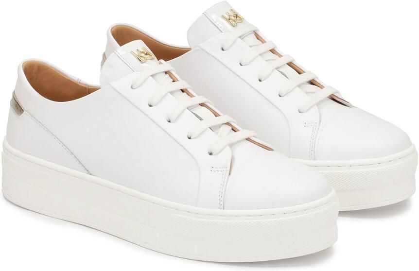 Kazar Skórzane sneakersy ze złotymi elementami|76703-01-01|39