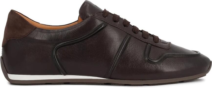 Kazar Leren sneakers met suède hiel
