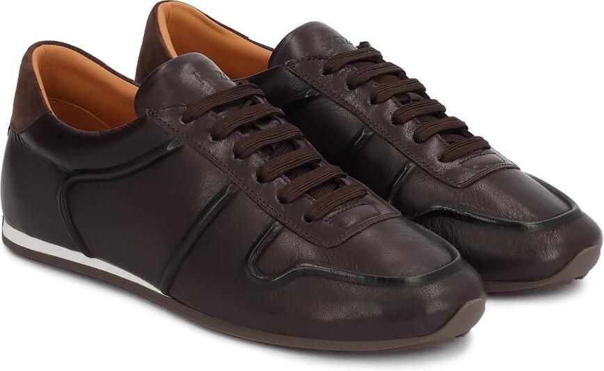 Kazar Leren sneakers met suède hiel - Foto 6