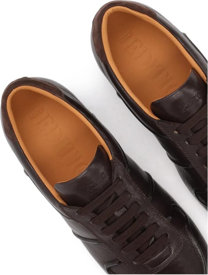 Kazar Leren sneakers met suède hiel - Foto 2