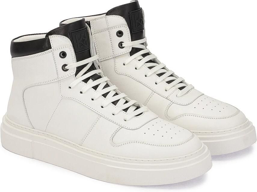 Kazar Leren sneakers voor heren met enkelhoog bovendeel - Foto 2