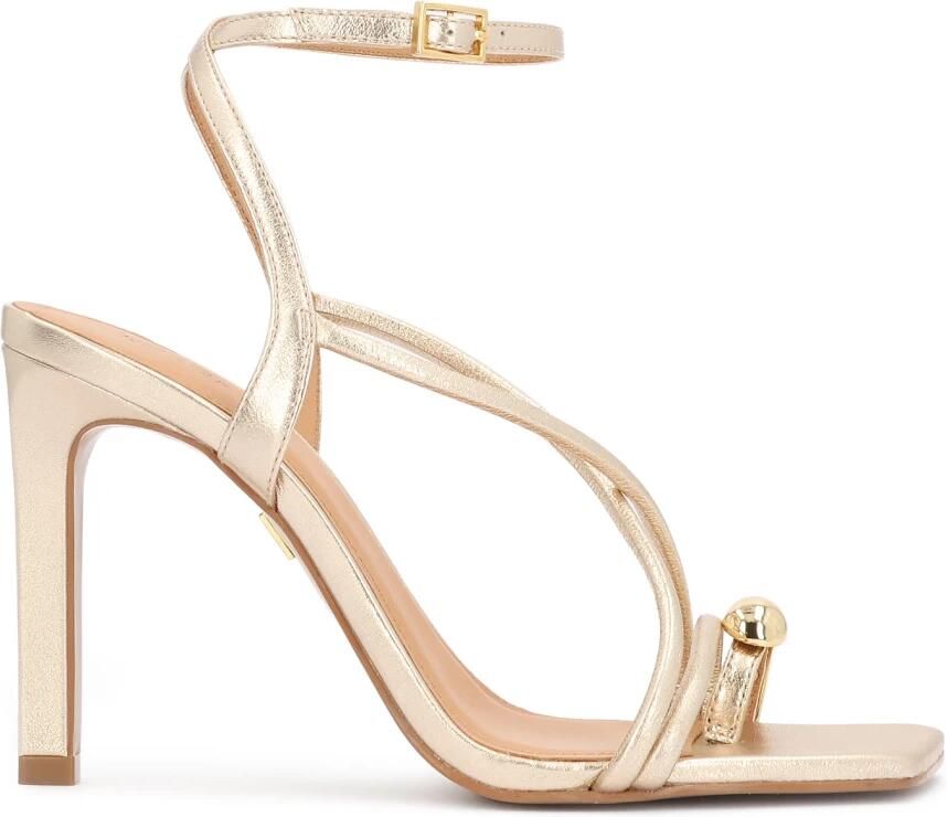 Kazar Leren Stiletto Sandalen met Decoratieve Teenband