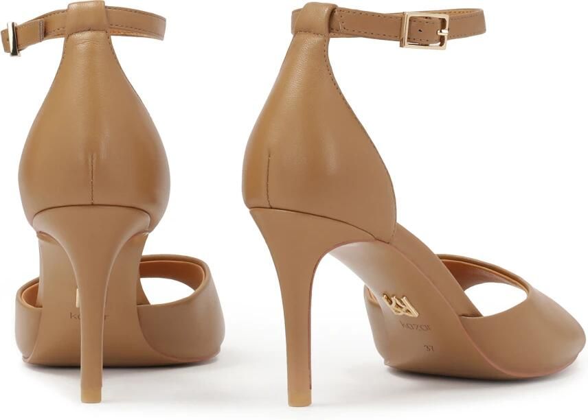 Kazar Lichtbruine sandalen met brede band