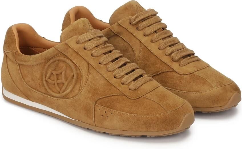 Kazar Lichtbruine suède sneakers