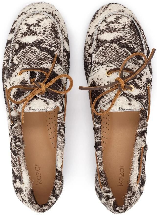 Kazar Patterned moccasins tied with a thong - Foto 2