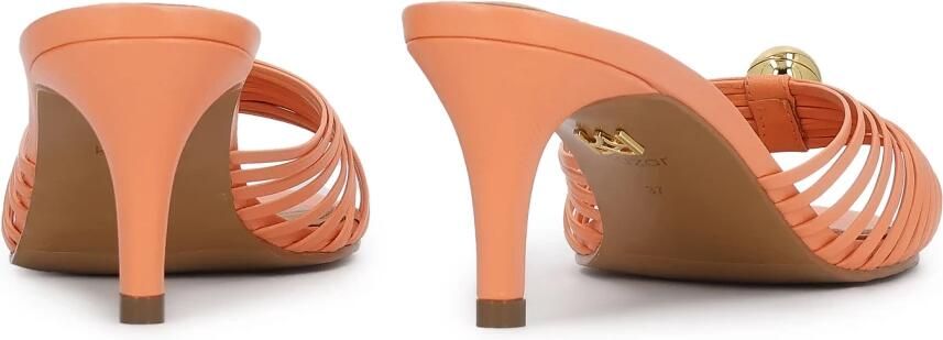 Kazar Orange stiletto mules with jewelry accents - Foto 5