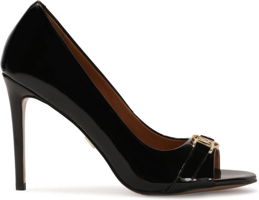 Kazar Luxe zwarte peep toe pumps