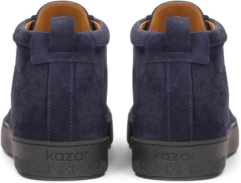 Kazar Marineblauwe suède chukka sneakers