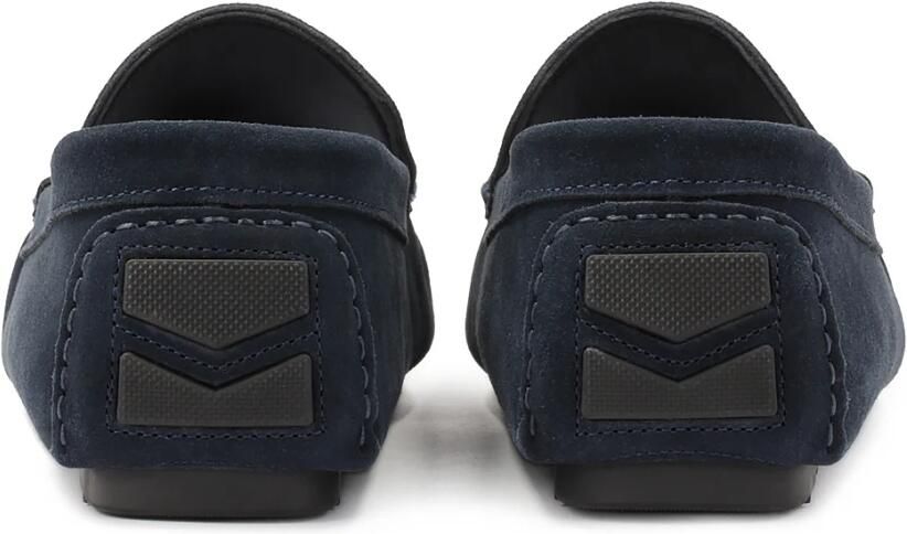 Kazar Marineblauwe suède mocassins