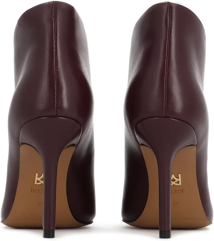 Kazar Maroon laarzen met laag bovendeel