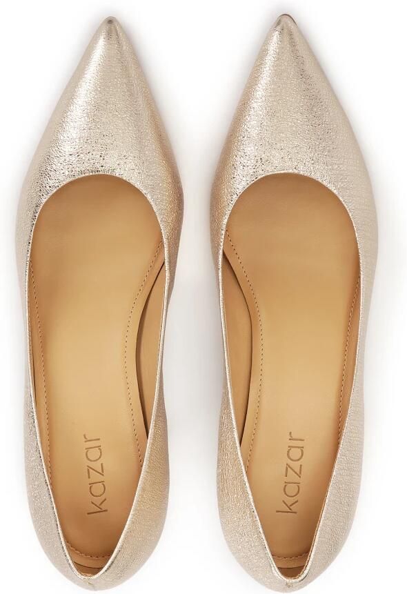 Kazar Metallic leren trouwpumps - Foto 2