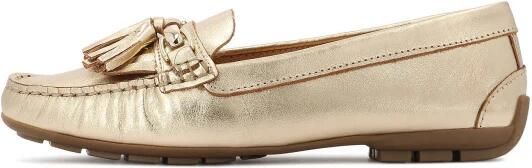 Kazar Gold moccasins in natural leather with clasps - Foto 2