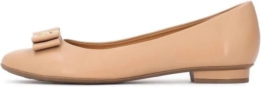 Kazar Beige leather ballerinas with a bow - Foto 2