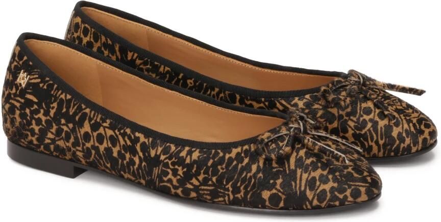 Kazar Ballerinas with natural hair finish
