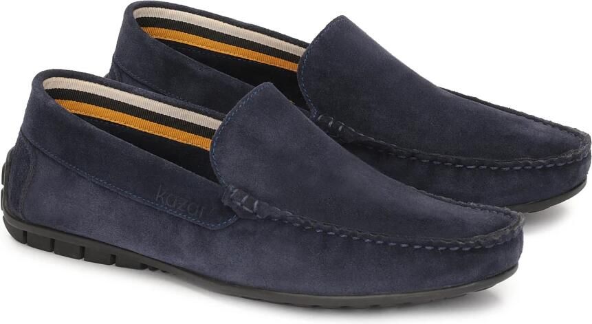 Kazar Navy Blue Rijdende Mocassins - Foto 4