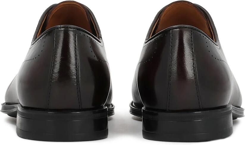 Kazar Brown oxfords in genuine leather with subtle broguing - Foto 5